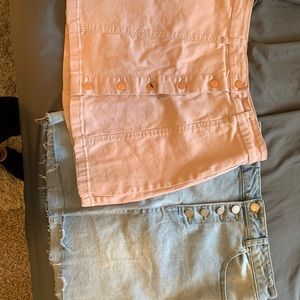 Jean skirts